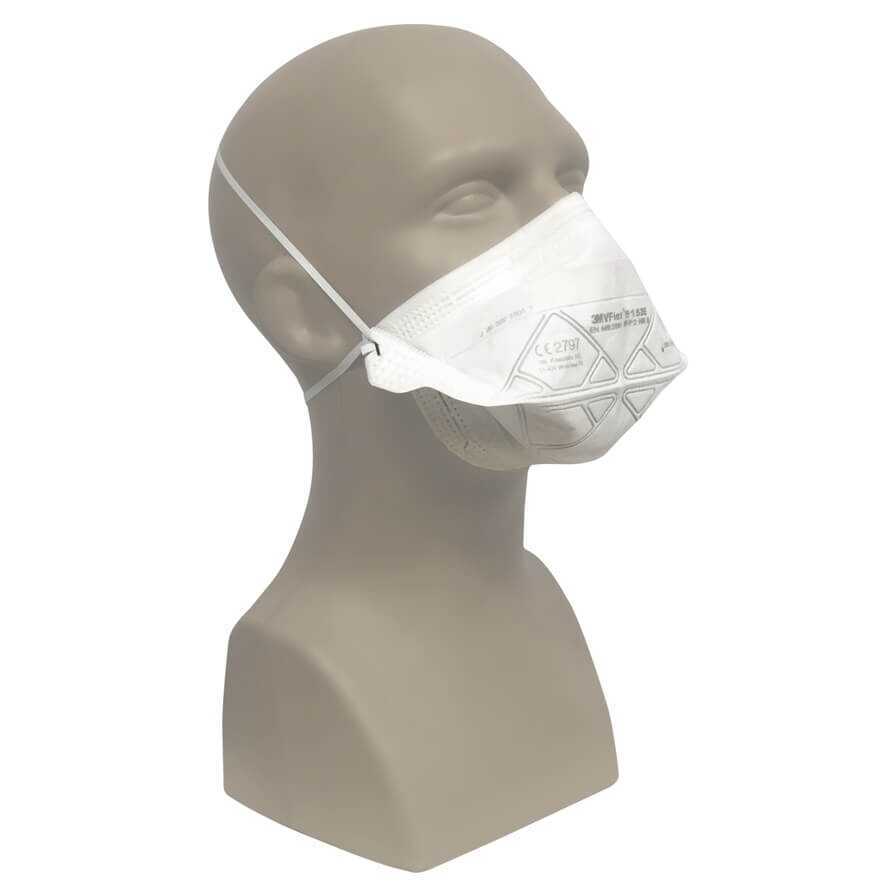 3M 3m Vflex 9152E FFP2 Non-ventilated Dust and Fog Respiratory Protective Mask 20 Pcs