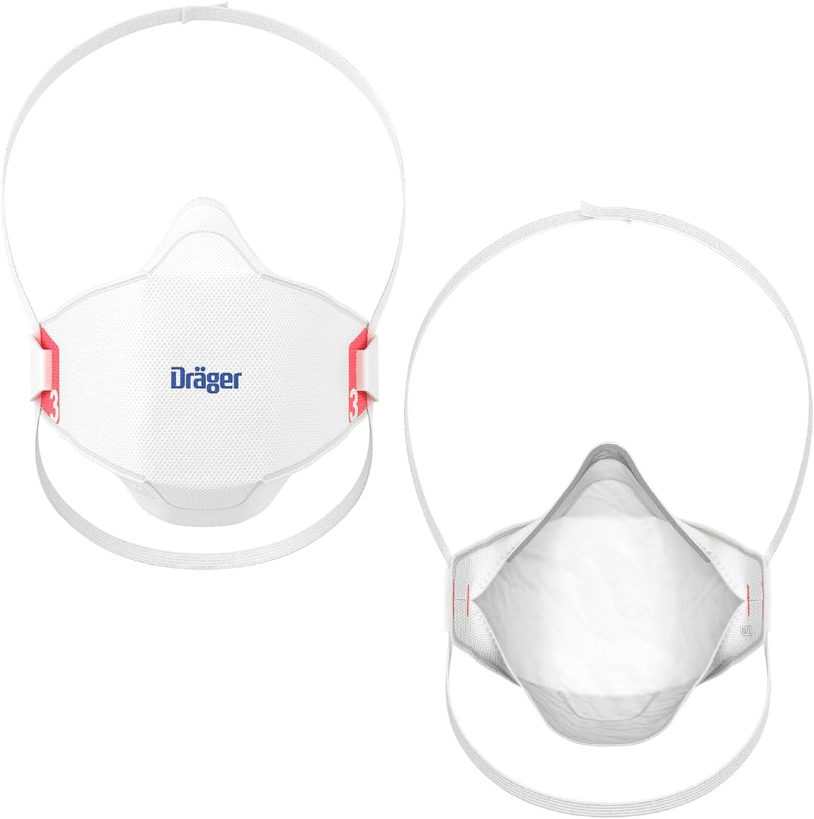 Drager 1930 Non-Vented FFP3 Dust Mask 20 Pcs