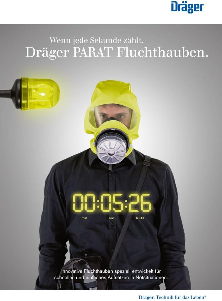 Drager Parat 5510 Single Escape Mask -R59415