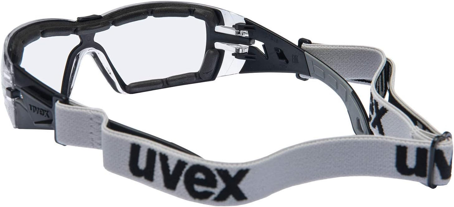 Uvex Pheos Guard 9192180 Protective Safety Glasses with Headband 3 Pcs