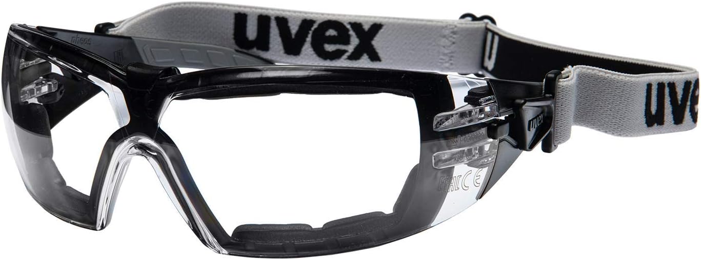 Uvex Pheos Guard 9192180 Protective Safety Glasses with Headband 3 Pcs