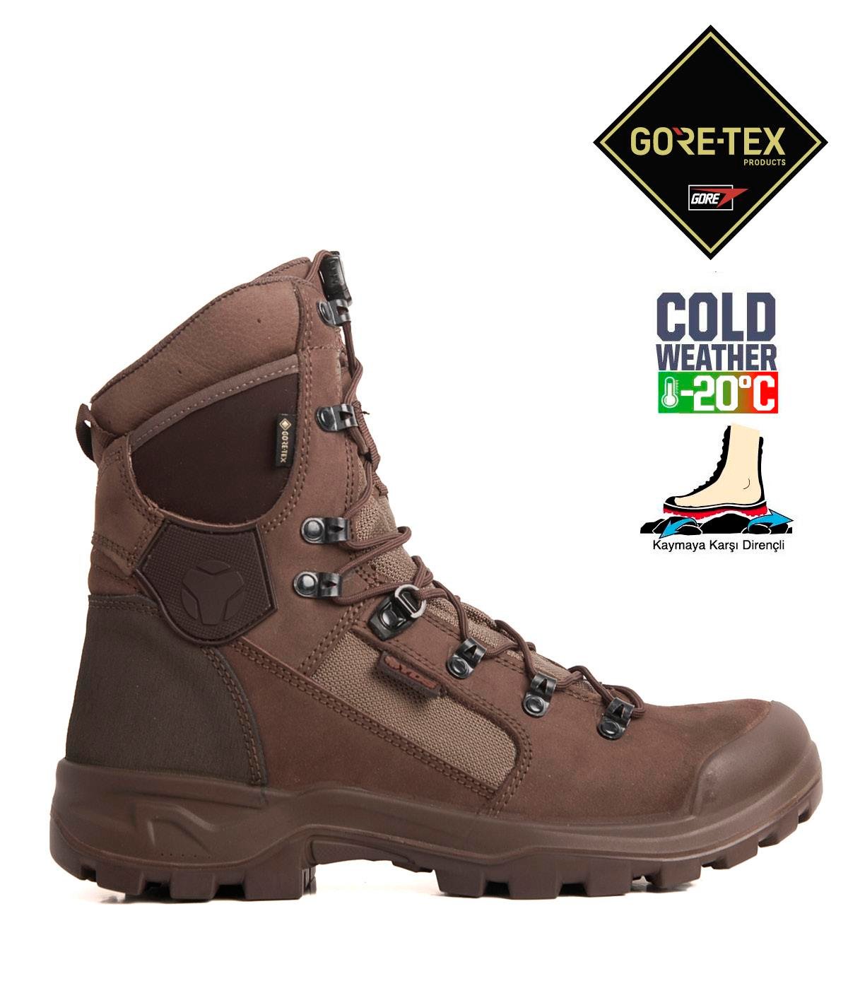 YDS EXTREME GTX COLD WEATHER BOOTS -20 C -BROWN