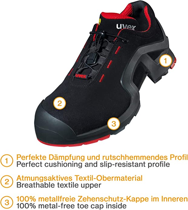 Uvex 8516 Sport Work Shoes S3 Src Esd